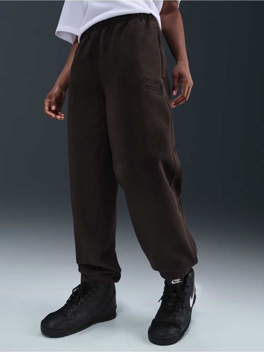 Nike x Stüssy ✓ 👑Limited Edition Collab Collection Acid Washed Fleece Sweatpants